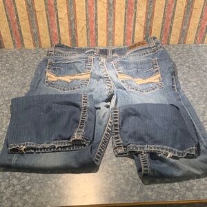 BKE Dakota Distressed Blue Denim Jeans 30R used